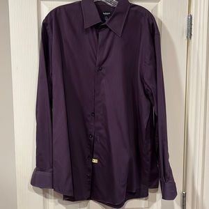 Van Heusen mens shirt in eggplant